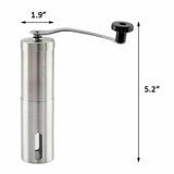 Portable Manual Coffee Grinder Stainless Steel with Hand crank