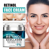 Face Moisturizer Collagen Cream | Anti Aging Neck and Décolleté | Day & Night Face Cream | Moisturizing | Anti Wrinkle Reduce Fine Lines Lifting And Firming Cream | Facial Care Suitable For All Skin Types