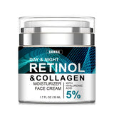 Face Moisturizer Collagen Cream | Anti Aging Neck and Décolleté | Day & Night Face Cream | Moisturizing | Anti Wrinkle Reduce Fine Lines Lifting And Firming Cream | Facial Care Suitable For All Skin Types