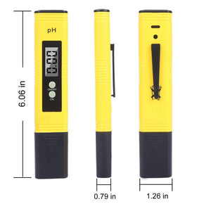 Digital Electric PH Meter | LCD Tester PH Meter 0.01 PH Battery | 0-14 PH Measurement Range For Aquarium Swimming Pool