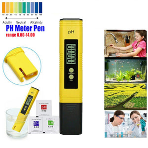 Digital Electric PH Meter | LCD Tester PH Meter 0.01 PH Battery | 0-14 PH Measurement Range For Aquarium Swimming Pool