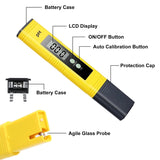 Digital Electric PH Meter | LCD Tester PH Meter 0.01 PH Battery | 0-14 PH Measurement Range For Aquarium Swimming Pool