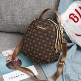 Bag Female Fashion Korean Version Messenger Handbag Small Bag Pu Bags Middle-aged Portable Mother Bag Mobile Phone Small Bag Female