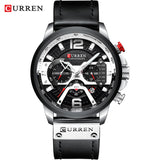 CURREN Karien 8329 Trend Men's Waterproof Watch Six-pin Multi-function Fashion Large Dial Calendar Watch