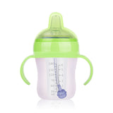 Baby Full Silicone Feeding Bottle, Anti-Colic and Anti-Fall With Handle - Unbeatable_Sale