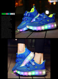 Rechargeable Two-Wheeled Light Shoes - Unbeatable_Sale