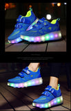 Rechargeable Two-Wheeled Light Shoes - Unbeatable_Sale