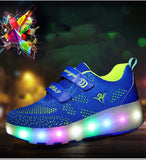 Rechargeable Two-Wheeled Light Shoes - Unbeatable_Sale