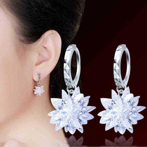 New Fashion Pure Beauty Ice 925 Silver Earrings - Unbeatable_Sale