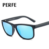 PE503 New Square Frame Personality Texture Polarized UV Protection Sunglasses