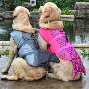 Mermaid Shark Pet Dog Swimming Life Vest - Unbeatable_Sale