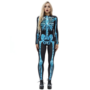 Quantum Battlesuit 3D Digital Printing Female Bodysuit Casual Fashion Milk Silk Cropped Pants