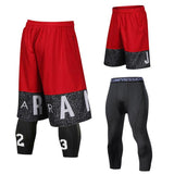 Men Running Compression Sweatpants Gym Jogging Leggings