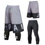 Men Running Compression Sweatpants Gym Jogging Leggings