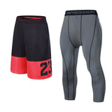 Men Running Compression Sweatpants Gym Jogging Leggings