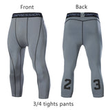 Men Running Compression Sweatpants Gym Jogging Leggings