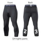 Men Running Compression Sweatpants Gym Jogging Leggings