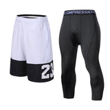 Men Running Compression Sweatpants Gym Jogging Leggings