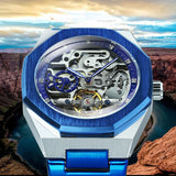 Mechanical Watch for Men Automatic Steel Strap