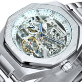 Mechanical Watch for Men Automatic Steel Strap