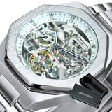 Mechanical Watch for Men Automatic Steel Strap