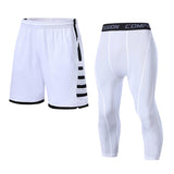 Men Running Compression Sweatpants Gym Jogging Leggings