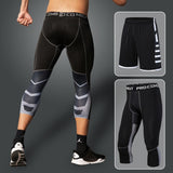 Men Running Compression Sweatpants Gym Jogging Leggings