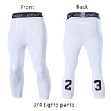 Men Running Compression Sweatpants Gym Jogging Leggings