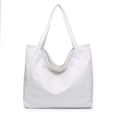 Women's Large Bag With Pockets Soft Leather Hand-held One-shoulder Retro Oil Wax Leather Large Capacity 2022 New Tote Bag Women