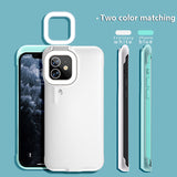 Ring Flash Phone Case IPhone13 Pro Max Fill Light Phone Case Beauty Light Selfie Live Broadcast Protective Case