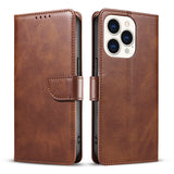 Suitable For Iphone 14 Mobile Phone Shell Apple 13 Mobile Phone Leather Case New Samsung S22 Calf Pattern Flip Cover