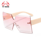 Frameless Colorful Multi-color Sunglasses One-piece Outdoor Shade Men's And Women's Sunglasses