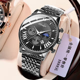 Fashion Business Trend Korean Version Casual Sports Temperament High-end Men's Watch Automatic Non-mechanical Men's Watch