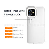 Ring Flash Phone Case IPhone13 Pro Max Fill Light Phone Case Beauty Light Selfie Live Broadcast Protective Case