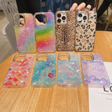 JT Is Suitable For IPhone14 PRO Electroplating Fish Scale Pattern Apple 13/12pro Max Double-sided Film Mobile Phone Case