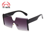 Frameless Colorful Multi-color Sunglasses One-piece Outdoor Shade Men's And Women's Sunglasses