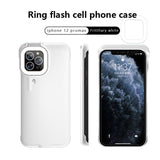 Ring Flash Phone Case IPhone13 Pro Max Fill Light Phone Case Beauty Light Selfie Live Broadcast Protective Case