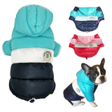 Pet Clothes Autumn And Winter Cotton Clothes Hooded Dog Clothes Teddy Puppy Warm Two Feet Cotton Coats Pet Supplies