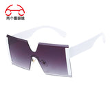 Frameless Colorful Multi-color Sunglasses One-piece Outdoor Shade Men's And Women's Sunglasses