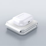 The New 15W Fast Charging Stand Base Is Suitable For Apple 13 Dedicated Portable Three-in-one Magnetic Wireless Charger