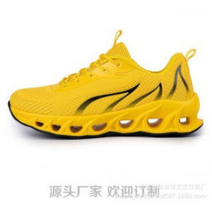 Shoes Men's Amazon Large Size Sports Shoes Men's Shoes Cross-border Breathable Flyweave Sports Flame Wholesale Good Quality Trendy Shoes