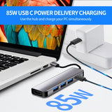 Type-c To Hdmi 4k Docking Station Usb C Hub With Pd Notebook Docking Station Hub