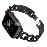 Suitable For Apple Applewatch3/5/6/7 Generation Apple Xiaoxiang Style Single Row Chain Denim Chain Metal Strap