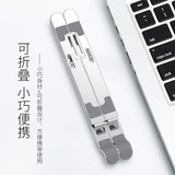 Computer Storage Notebook Bracket Metal Aluminum Alloy Bracket Folding Desktop Bracket Vertical Cooling Lift