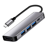 Type-c To Hdmi 4k Docking Station Usb C Hub With Pd Notebook Docking Station Hub