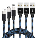 Cross-border Applicable Apple Fast Charge Data Cable Hemp Rope Nylon Braided Data Cable Usb Mobile Phone Data Cable 2M3 Meters