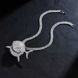 New Fashion Big Shark Necklace Ins Wind Cuban Chain Retro Tide Accessories Personality Pendant Tennis Chain