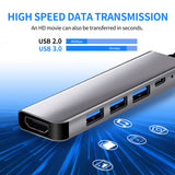 Type-c To Hdmi 4k Docking Station Usb C Hub With Pd Notebook Docking Station Hub