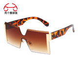 Frameless Colorful Multi-color Sunglasses One-piece Outdoor Shade Men's And Women's Sunglasses