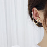 Butterfly Earrings Female Temperament Korean Personality Ear Clip Earrings One-piece Super Fairy Tassel Earrings 2021 New